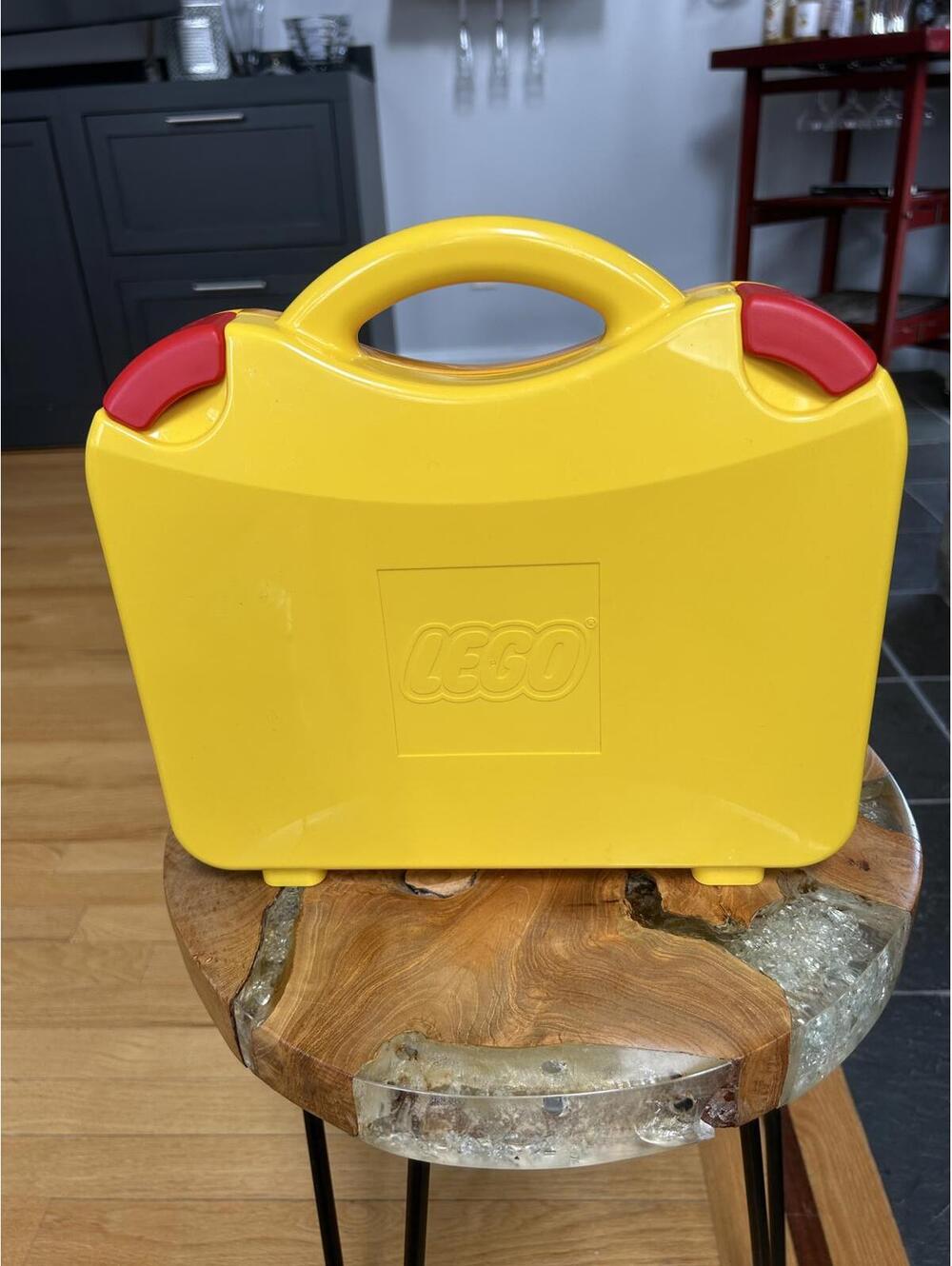 LEGO Yellow Storage Case with Compartments